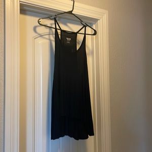 Black Racer Back Tank Top